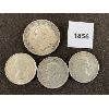 Image 2 : LOT OF 4 - 1950 SILVER DOLLAR & 3x 1944 / 1957 / 1963 HALF DOLLARS