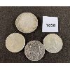 Image 2 : LOT OF 4 - 1949 CND SILVER SOLLAR & 3x FIFTY CENT COINS - 1942 & 1963