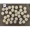 Image 1 : JOB LOT - BRITISH 2 SHILLING COINS - 35 TOTAL