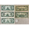 Image 2 : LOT OF 5 - DOMINION OF CANADA 1917 & 1923 ONE DOLLAR BILLS 