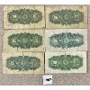 Image 2 : LOT OF 6 & 1923 - DOMINION OF CANADA 1900 TWENTY FIVE CENT BILLS 