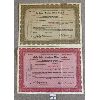 Image 1 : LOT OF 2 - URANIIUM MINE SHARE CERTIFICATES - 1949 & 1956