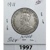 Image 2 : 1911 NEWFOUNDLAND 50 CENT COIN - SILVER