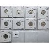 Image 1 : LOT OF 9 - CDN 10 CENT SILVER COINS - 1960 TO 1968