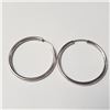 Image 1 : $80 Silver 35Mm Hoop Earrings