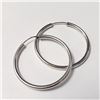 Image 2 : $80 Silver 35Mm Hoop Earrings