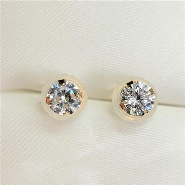 $120 14K  CZ Earrings