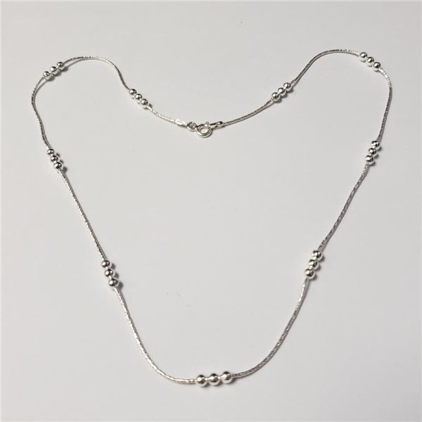 $80 Silver 16"  Necklace