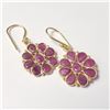 Image 3 : $150 Silver Ruby Earrings