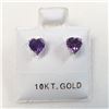 Image 3 : $150 Silver Amethyst(0.8ct) Earrings
