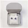 Image 5 : $150 Silver Amethyst(0.8ct) Earrings