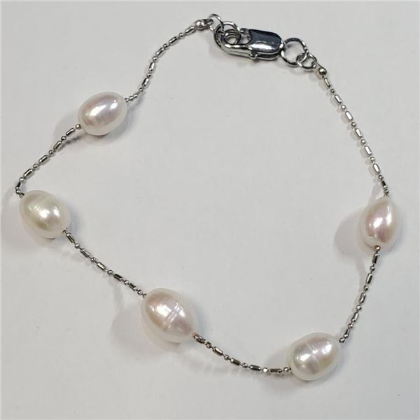 F.W. Pearl Bracelet