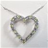 Image 1 : $160 Silver Natural Peridot Necklace