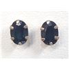Image 1 : $400 10K  Sapphire(2.2ct) Earrings