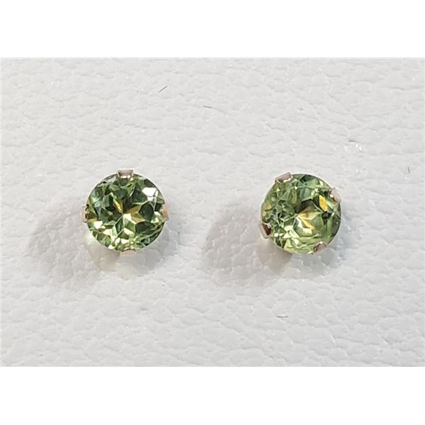 $160 10K  Peridot Earrings