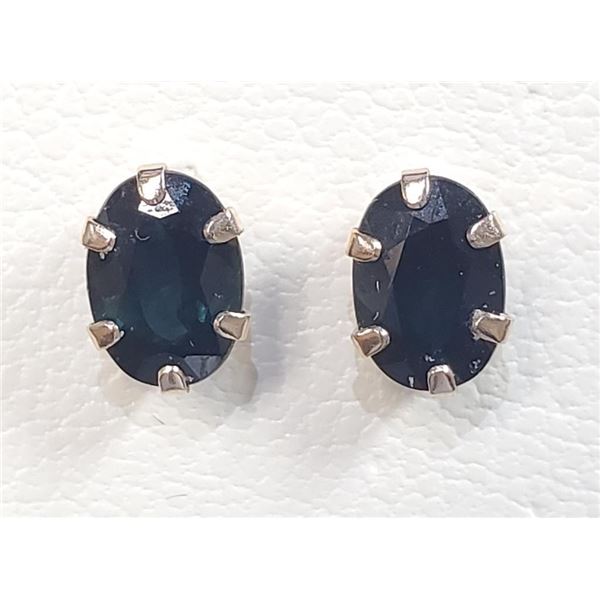 $400 10K  Sapphire(2.2ct) Earrings