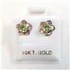 Image 2 : $160 10K  Peridot Earrings