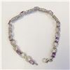 Image 1 : $150 Silver Amethyst Bracelet