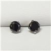 Image 1 : $400 10K  Blackmoissanite(1.9ct) Earrings
