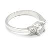 Image 4 : Silver Moissanite (Round 7 Mm)(1.4ct) Ring