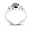 Image 1 : Silver Moissanite (Round 7 Mm)(1.45ct) Ring