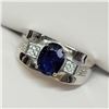 Image 3 : $330 Silver Sapphire(3ct) Ring
