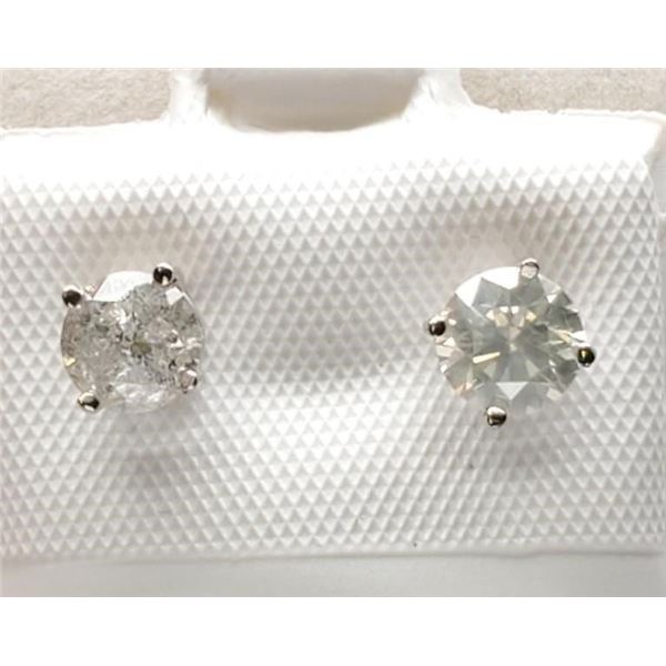 $3300 14K  Diamond (I-2,I-J)(1.02ct) Earrings