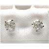 Image 1 : $3300 14K  Diamond (I-2,I-J)(1.02ct) Earrings