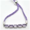 Image 2 : Silver Amethyst(4.5ct) Bracelet