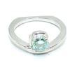 Image 3 : Silver Moissanite ( Round 5.50 Mm)(0.8ct) Ring