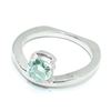 Image 5 : Silver Moissanite ( Round 5.50 Mm)(0.8ct) Ring