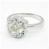 Image 5 : Silver Moissanite (Round 7 & 2 Mm)(2.05ct) Ring