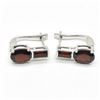 Image 5 : Silver Garnet(3.6ct) Earrings