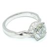 Image 4 : Silver Moissanite (Round 7.5 & 1.5 Mm)(1.75ct) Ring