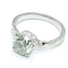 Image 5 : Silver Moissanite (Round 7.5 & 1.5 Mm)(1.75ct) Ring