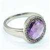 Image 1 : Silver Amethyst(3.55ct) Ring