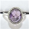 Image 3 : Silver Amethyst(3.55ct) Ring