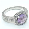 Image 3 : Silver Amethyst Cz(2.05ct) Ring