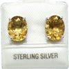 Image 1 : Silver Citrine(2.9ct) Earrings