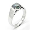 Image 2 : Silver Moissanite(1.95ct) Ring