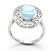 Image 1 : Silver Blue Topaz Swiss(4.85ct) Ring