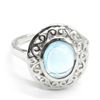 Image 3 : Silver Blue Topaz Swiss(4.85ct) Ring