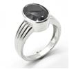 Image 2 : Silver Black Spinel(6.9ct) Ring