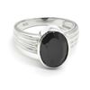 Image 3 : Silver Black Spinel(6.9ct) Ring