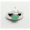 Image 1 : $150 Silver Emerald(1.3ct) Ring