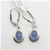 Image 1 : $120 Silver Tanzanite(2.4ct) Earrings