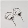 Image 1 : $50 Silver Crystal Earrings