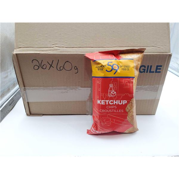 59th Street Ketchup Potato Chips (26 x 60g)