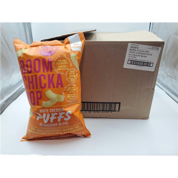 Boom Chicka Pop-White Cheddar Puffs (12 x 170g)