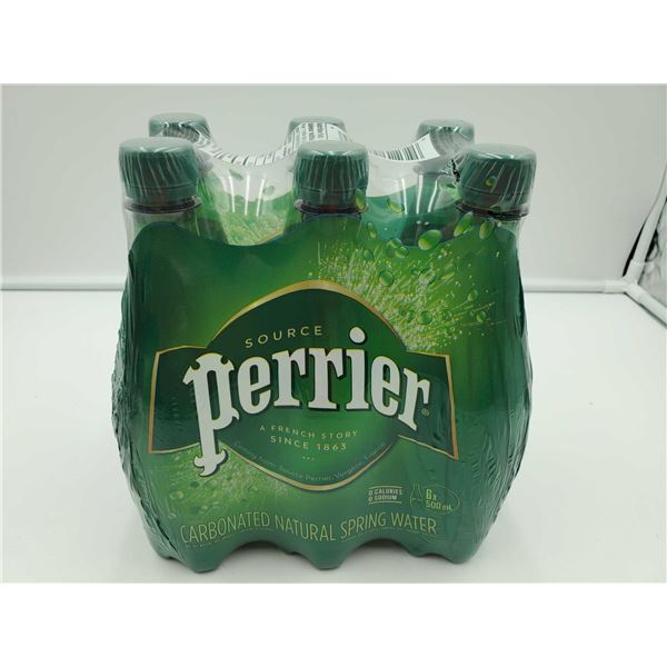 Perrier Carbonated Natural Spring Water (6 x 500ml)